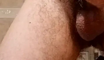 Bathroom cumshot