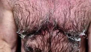 Hairy Muscle Bear Cools Down
