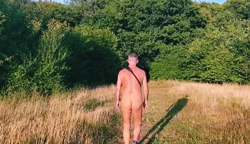 Naked Outdoor Walking