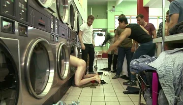 Punk Gets His Balls Stretched and His Hole Fucked by a Crowd of Men