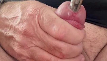 Cock Sounding with Cumshot