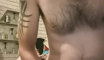 Wanking My Big Hard Dick and Smoking a Cigarette