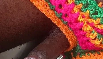 African Bisexuals Masturbating and Huge Cum
