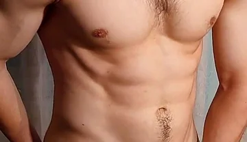 Sexy Guy Touches Himself and Jerks Big Dick with Moans - Alex Huff