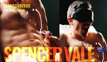 Aussie Muscular Hunk Big Dick Got Edged
