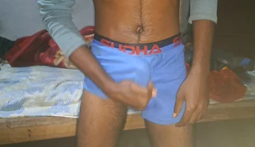 Oldman Cook in Underwear Solo Fuck