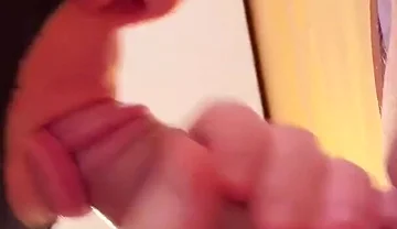 Big Cum Explosion at Gloryhole Horny Xl Cock