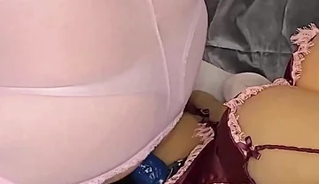 Single Angle Camera Pegging Daddy for the First Time