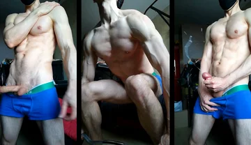 A Quick Warm-up Before the Main Workout - Massive Cumshot