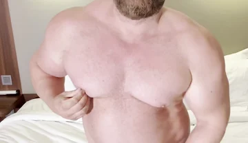 Before Gym Muscle Flexing