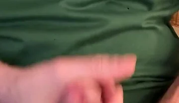 Edging My White Cock with Cum as Lube