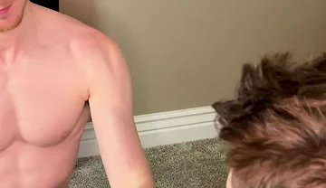 Step Brother Sucks My Dick and Swallows My Load