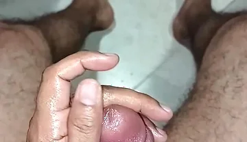 Close-up of Foreskin and Ejaculation in My Pants