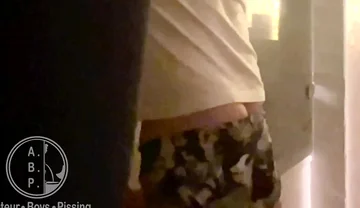 Caught Pissing on His Friend in the Bathtub
