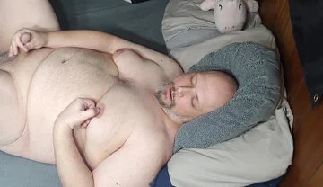 Chubby Guy Jerk and Cum