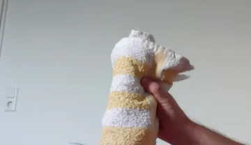 Small Cock Having Fun with the Towel