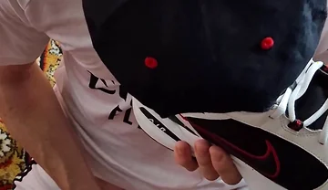 Licks Cum From Nike's Sneakers