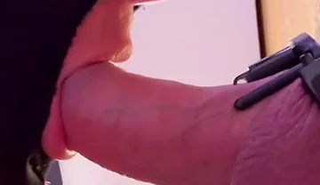 Cock in the Penis Cage I Am Allowed to Open at the Gloryhole