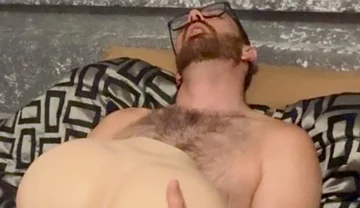 Stroking the Tip of My Big Dick with My Ass Doll