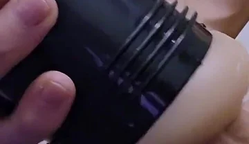 My Step Mom Big Ass Gets Me so Hard I Slide My Big Dick Into Fleshlight Cumming Multiple Times Creampie