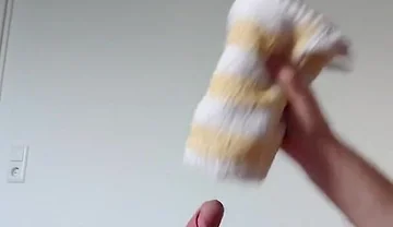 Small Cock Having Fun with the Towel