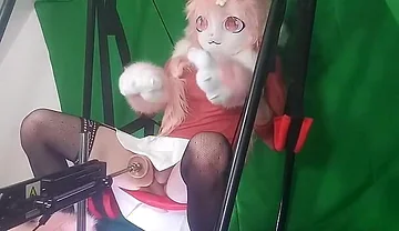 Dildo in My Furry Ass 1