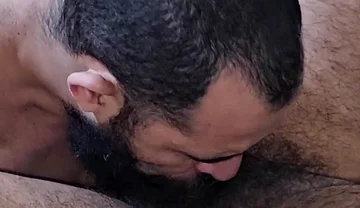 Bearded Uncle and Dhyan Darshô - Bearded and Hairy Bear Getting Fucked by Mature.