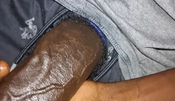 Juicy Oily Uncut BBC Stroking Slowly Close up