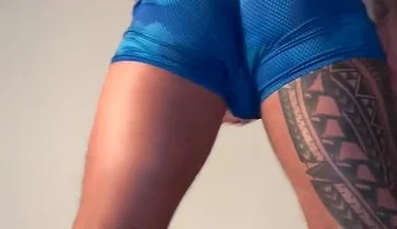 Spandex Makes Me I Jerk off Until I Shoot a Big Load