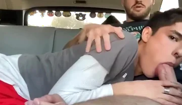 Stepdaddy Fucks His Boy In Car