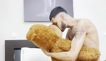 Playing With My Teddy Bear And Cumming On His Face