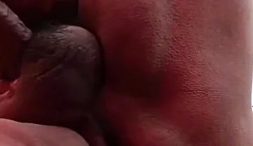 Hung masturbator shoots a waterfall load