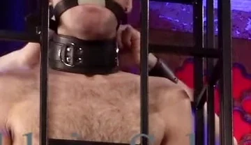Caged and Strapped: Extreme Restraint, Ball Rope & Electric Stimulation