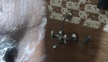 Mayank Taking Shower and Pissing