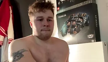 Chubby Boy Takes Massive 10 Dildo