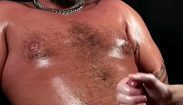 Oiling up and Working Marcos Dick