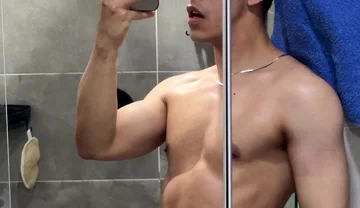 Touching My Cock Before Take a Shower