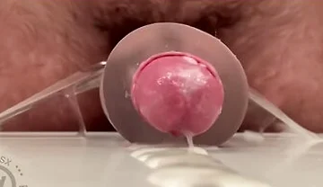 Pov: Close Up Of Me Thrusting & Fucking My Clear Stroker Toy Till I Cum (normal Speed Version)