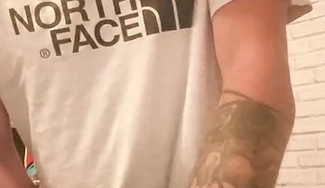 Big Dick Wanking and Smoking