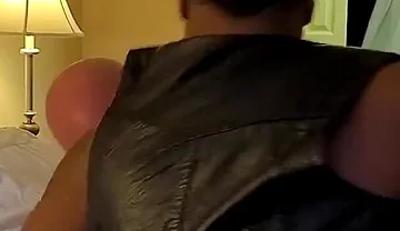 Bear Worships Leather Man