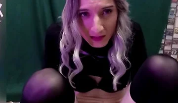 Dragon Dildo Ridegoth Sissy Takes Every Inch