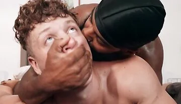 Bearded Stud Shadow Bites Felix Foxs Neck Before Putting Him On His Knees To Fuck His Face