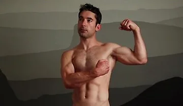 Workout & Pose Then Cum On Briefs For A Fan
