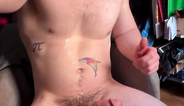 Danny Wilcoxx In Hung Twink Jerks Big Cock While Talking Dirty