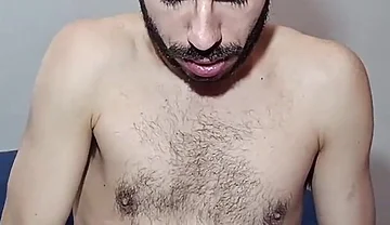 First Time on Video Sucking a Dildo
