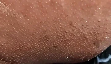 My ass, on the dildo close up