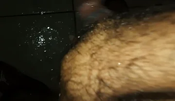 Small Fart Man's Cock in the Shower