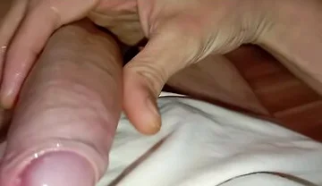 The Boy Enjoys Moaning Knowing That You See How His Huge Dick Dribbles A Lot Of Sperm