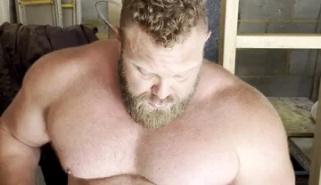 Muscle Flexing Before After Gym