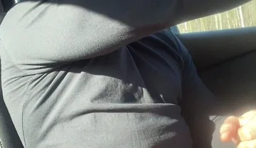 Car Masturbation and Cum